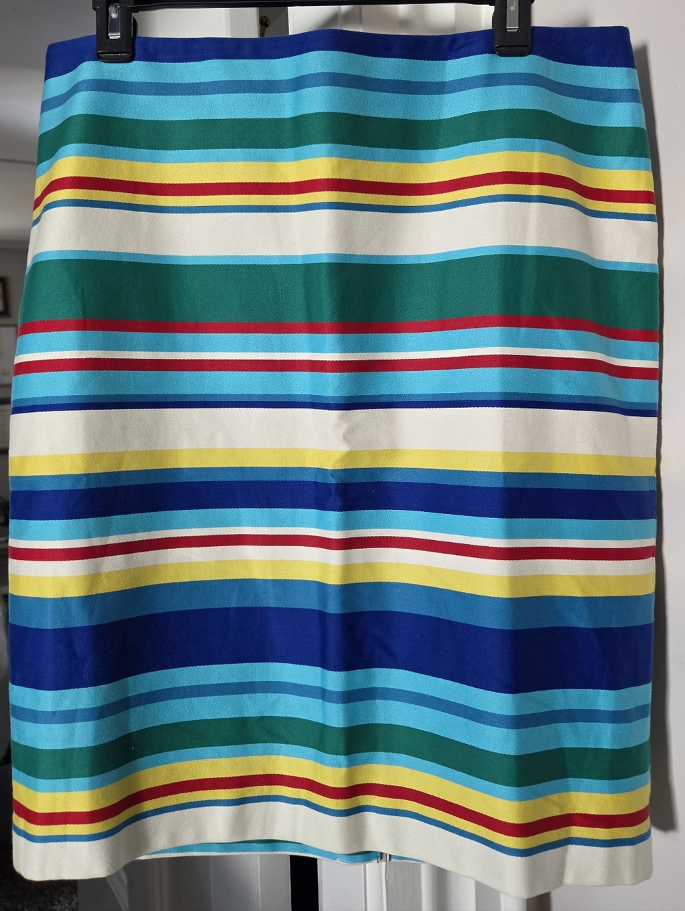 Talbots 12p NWT Vibrant Multicolor Striped Skirt